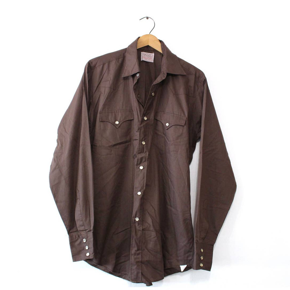 Vintage Southwestern Pearl Snap Button Up